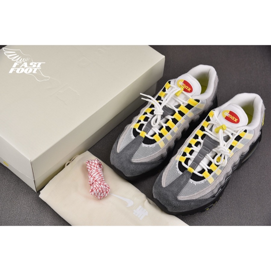 快腳🔎 UNDEFEATED × Nike Air Max 95 SP 灰黃 超強聯名 IB4523-004-細節圖3
