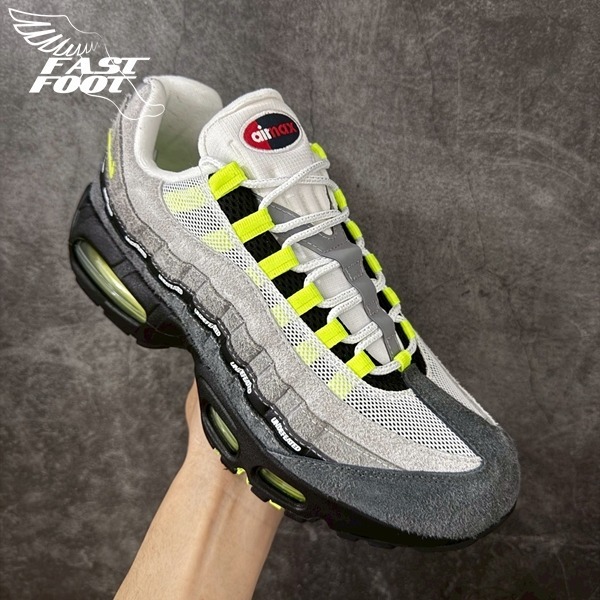 快腳🔎 UNDEFEATED × Nike Air Max 95 SP 灰黃 超強聯名 IB4523-004-細節圖3