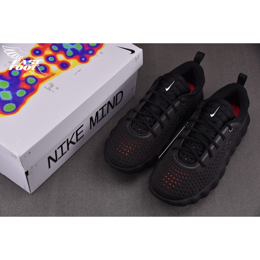 快腳🔎 Nike Mind 002 黑 恢復鞋  按摩 慢跑鞋 HQ4308-001-細節圖3