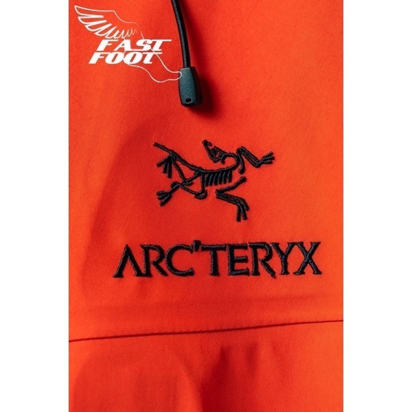 快腳🔎 ARCTERYX 始祖鳥 Alpha SV 防風 防水機能外套 風衣 橘-細節圖4