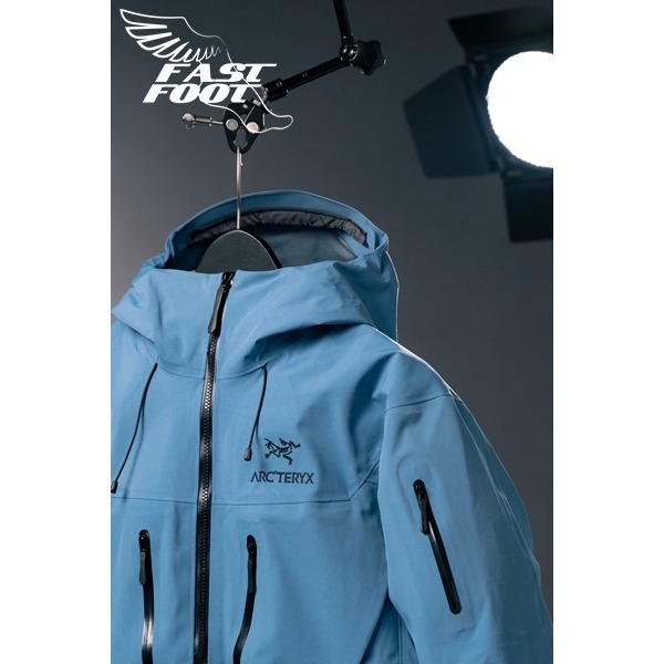 快腳🔎 ARCTERYX 始祖鳥 Alpha SV 防風 防水機能外套 風衣 水洗藍-細節圖2