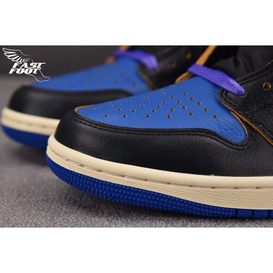 快腳🔎 FRAGMENT X UNION X AIR JORDAN 1 IO7847-001 三方聯名 黑藍-細節圖4