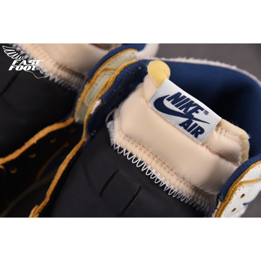 快腳🔎 FRAGMENT X UNION X AIR JORDAN 1 IO7847-001 三方聯名 黑藍-細節圖8