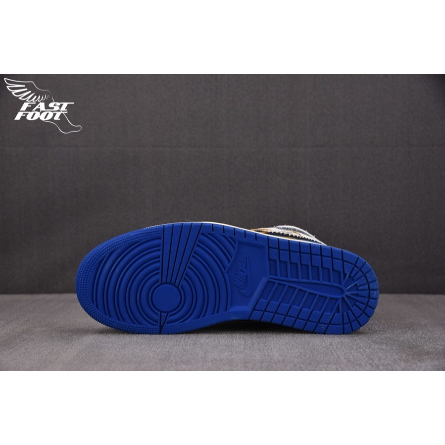 快腳🔎 FRAGMENT X UNION X AIR JORDAN 1 IO7847-001 三方聯名 黑藍-細節圖10