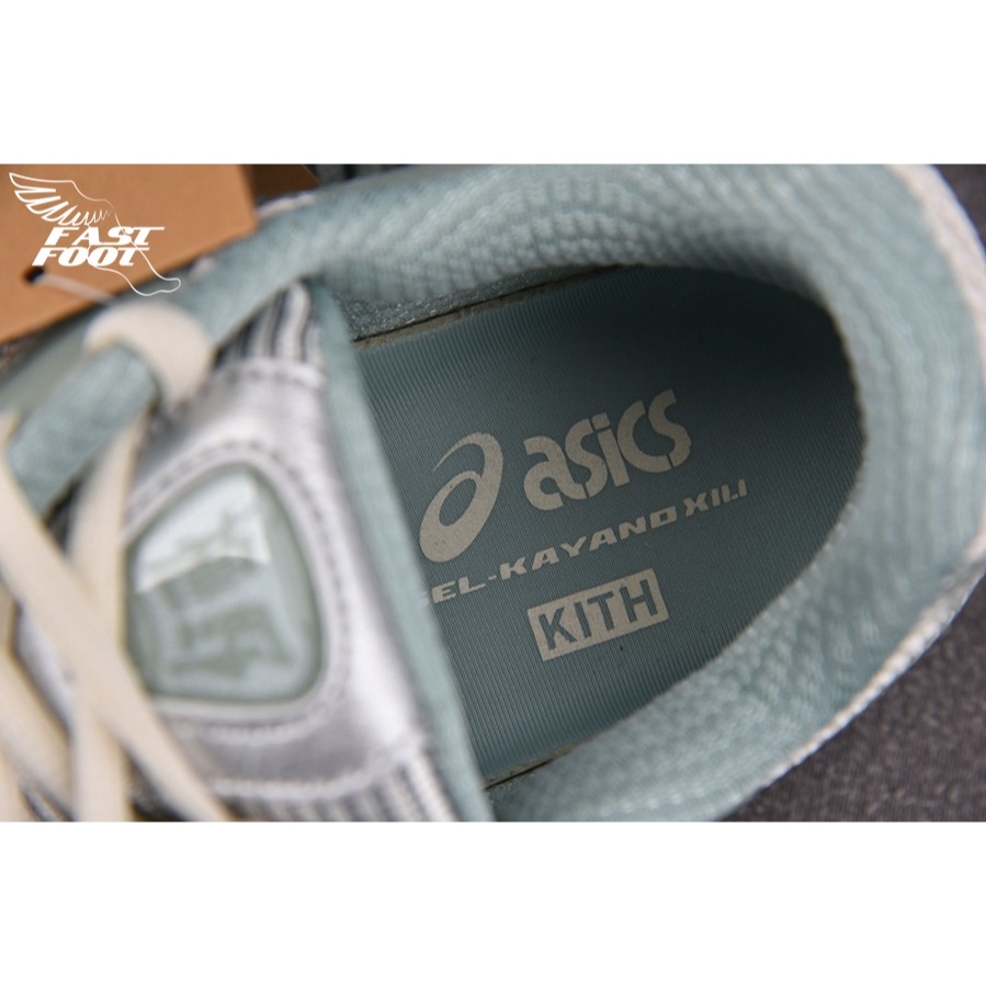 快腳🔎 KITH × Asics Gel-Kayano 12.1 1203A675-100 翡翠綠 聯名-細節圖8