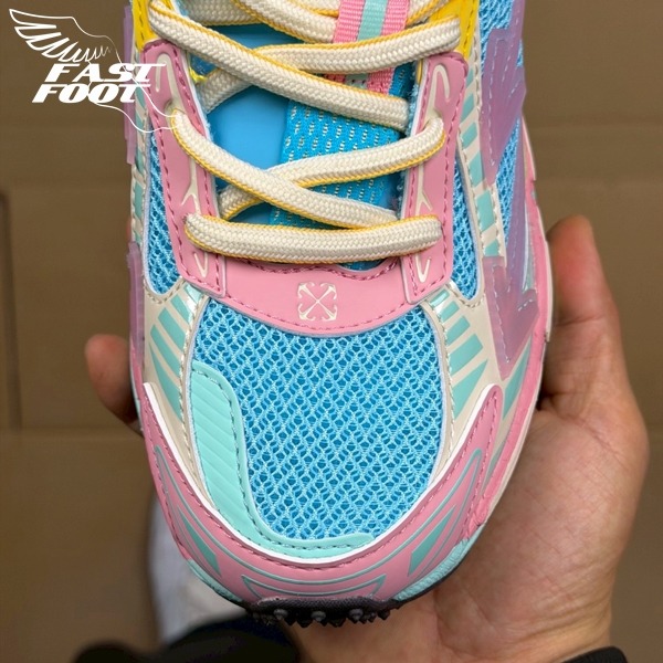 快腳🔎 Off-White BE RIGHT BACK 彩色泡泡 粉藍 慢跑鞋 解構鞋 老爹鞋 超級稀少-細節圖3