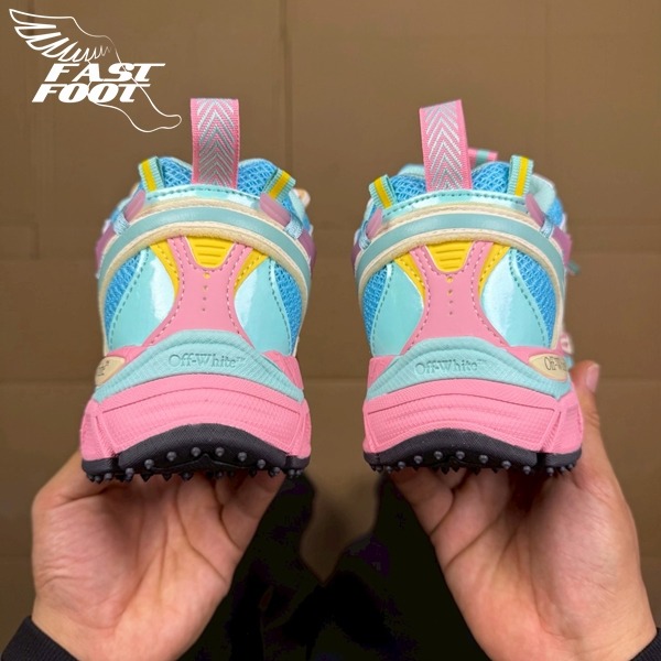 快腳🔎 Off-White BE RIGHT BACK 彩色泡泡 粉藍 慢跑鞋 解構鞋 老爹鞋 超級稀少-細節圖6