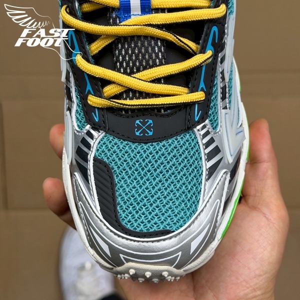 快腳🔎 Off-White BE RIGHT BACK 綠灰 慢跑鞋 解構鞋 老爹鞋 超級稀少-細節圖4