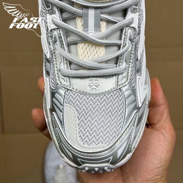 快腳🔎 Off-White BE RIGHT BACK 灰銀 慢跑鞋 解構鞋 老爹鞋 超級稀少-細節圖4