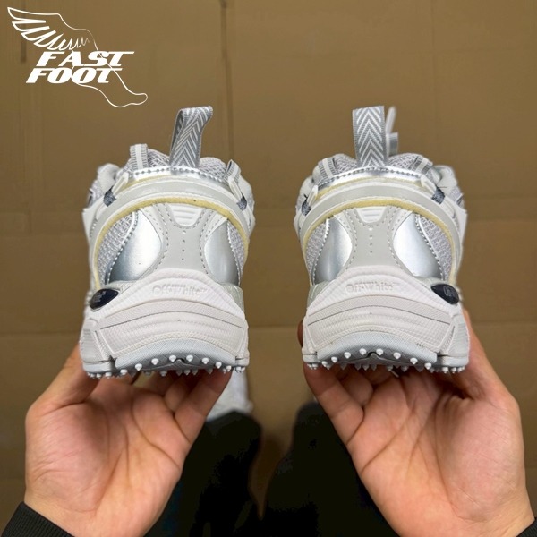 快腳🔎 Off-White BE RIGHT BACK 灰銀 慢跑鞋 解構鞋 老爹鞋 超級稀少-細節圖7