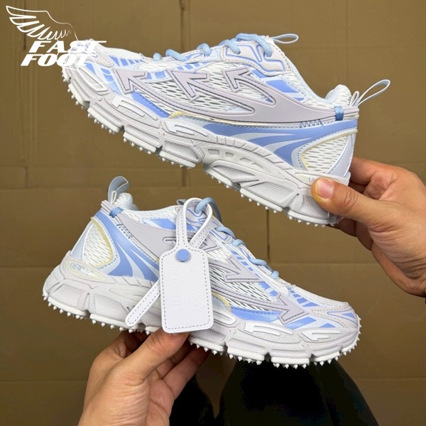 快腳🔎 Off-White BE RIGHT BACK 灰藍 慢跑鞋 解構鞋 老爹鞋 超級稀少-細節圖3