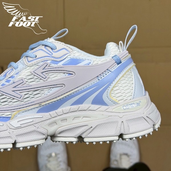 快腳🔎 Off-White BE RIGHT BACK 灰藍 慢跑鞋 解構鞋 老爹鞋 超級稀少-細節圖6