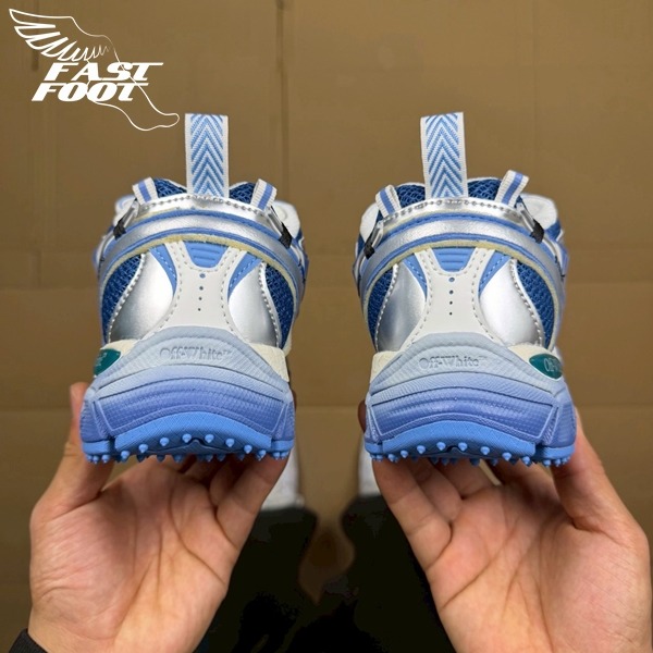 快腳🔎 Off-White BE RIGHT BACK 深藍 慢跑鞋 解構鞋 老爹鞋 超級稀少-細節圖7