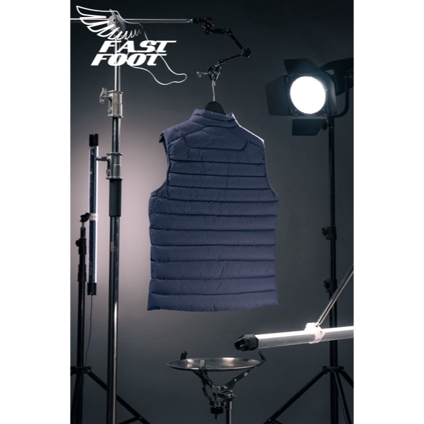 快腳🔎 ARCTERYX 始祖鳥 Cerium  VEST 羽絨背心 鵝絨 立領 保暖背心 藍 有尺寸表-細節圖3