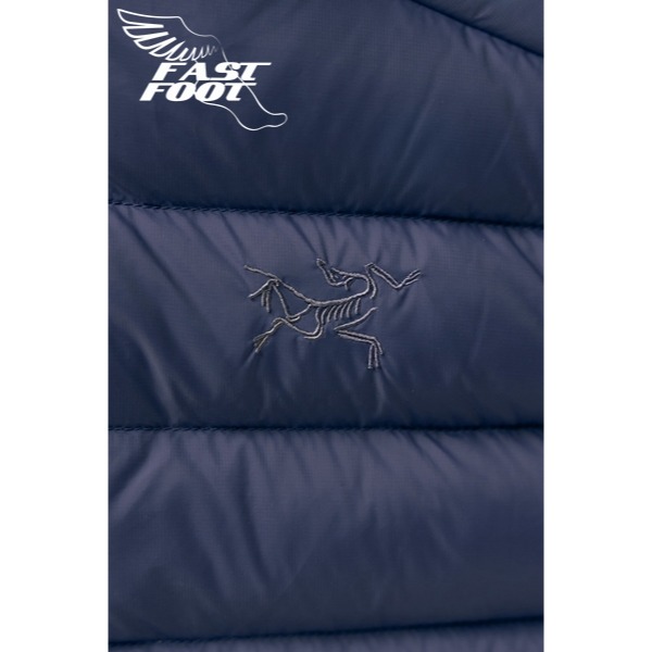 快腳🔎 ARCTERYX 始祖鳥 Cerium  VEST 羽絨背心 鵝絨 立領 保暖背心 藍 有尺寸表-細節圖5