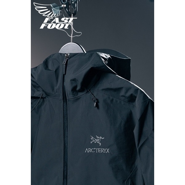 快腳🔎 Arcteryx 始祖鳥 Beta LT Gore-Tex 防風防水 透氣連帽外套 全黑 有尺寸表-細節圖2