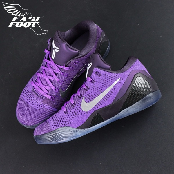 快腳🔎 NIKE KOBE 9 ELITE LOW  黑紫 黑曼巴 籃球鞋 男鞋 IM0465-500-細節圖3