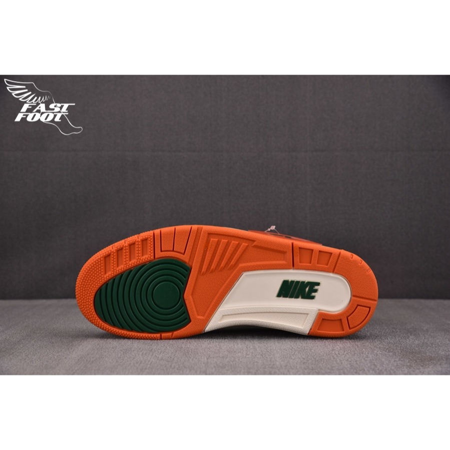 快腳🔎 SoleFly × Nike Air Jordan 3 Retro 白綠橙 籃球鞋 IF4491-100-細節圖10