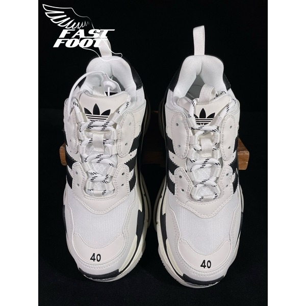 快腳🔎 BALENCIAGA Triple S x Adidas 老爹鞋 解構鞋 聯名款-細節圖4