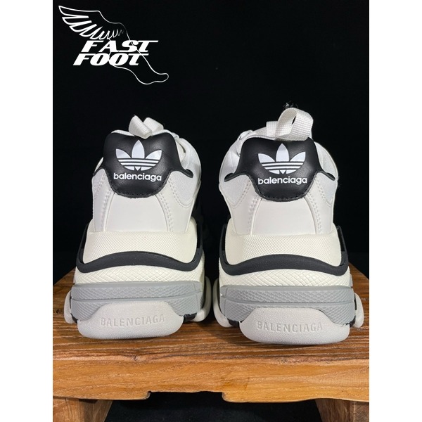 快腳🔎 BALENCIAGA Triple S x Adidas 老爹鞋 解構鞋 聯名款-細節圖8