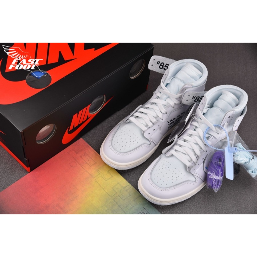 快腳🔎 Virgil Abloh Archive x  AJ 1 High OG Alaska AA3834-100-細節圖3