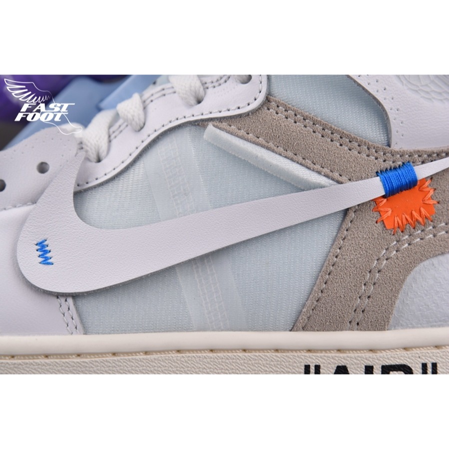 快腳🔎 Virgil Abloh Archive x  AJ 1 High OG Alaska AA3834-100-細節圖6