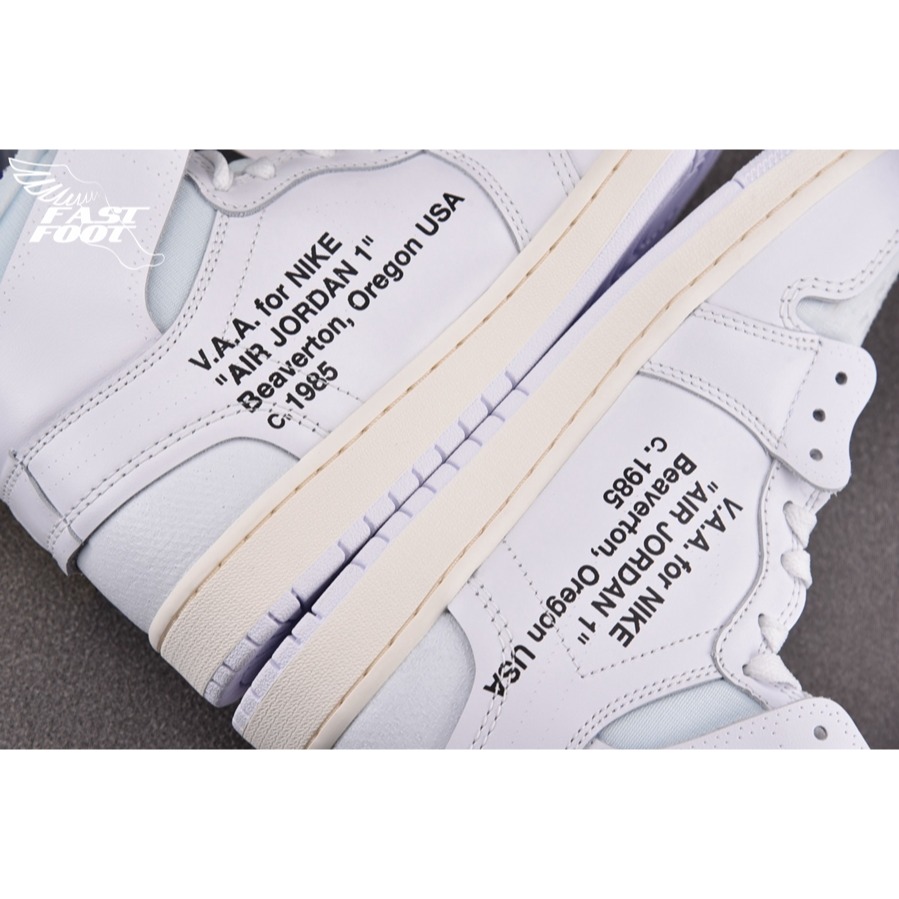 快腳🔎 Virgil Abloh Archive x  AJ 1 High OG Alaska AA3834-100-細節圖8