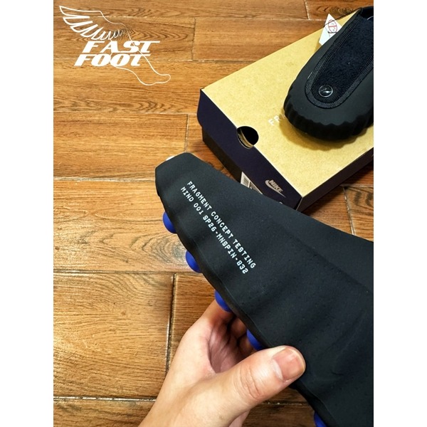 快腳🔎 Nike x Fragment 藤原浩  Mind 001 IQ8502-001 黑藍 限定-細節圖8