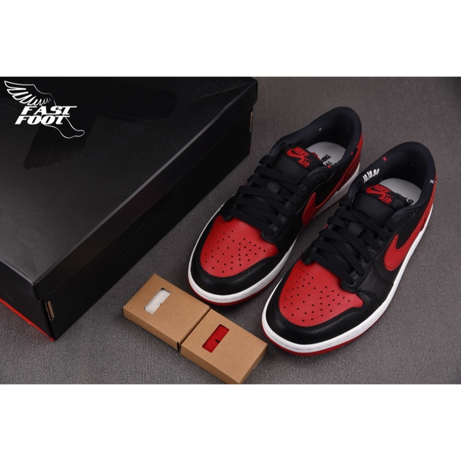 快腳🔎 Jordan 1 Retro Low OG Banned 低筒 黑紅 禁穿 IW6276-001-細節圖3