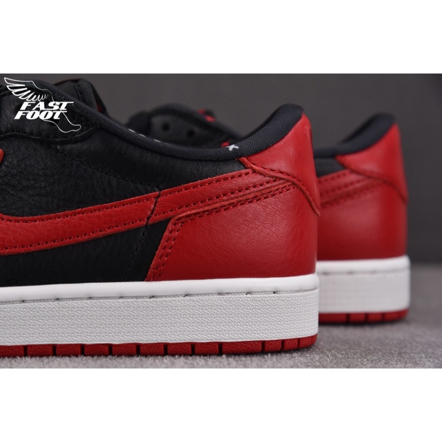 快腳🔎 Jordan 1 Retro Low OG Banned 低筒 黑紅 禁穿 IW6276-001-細節圖5