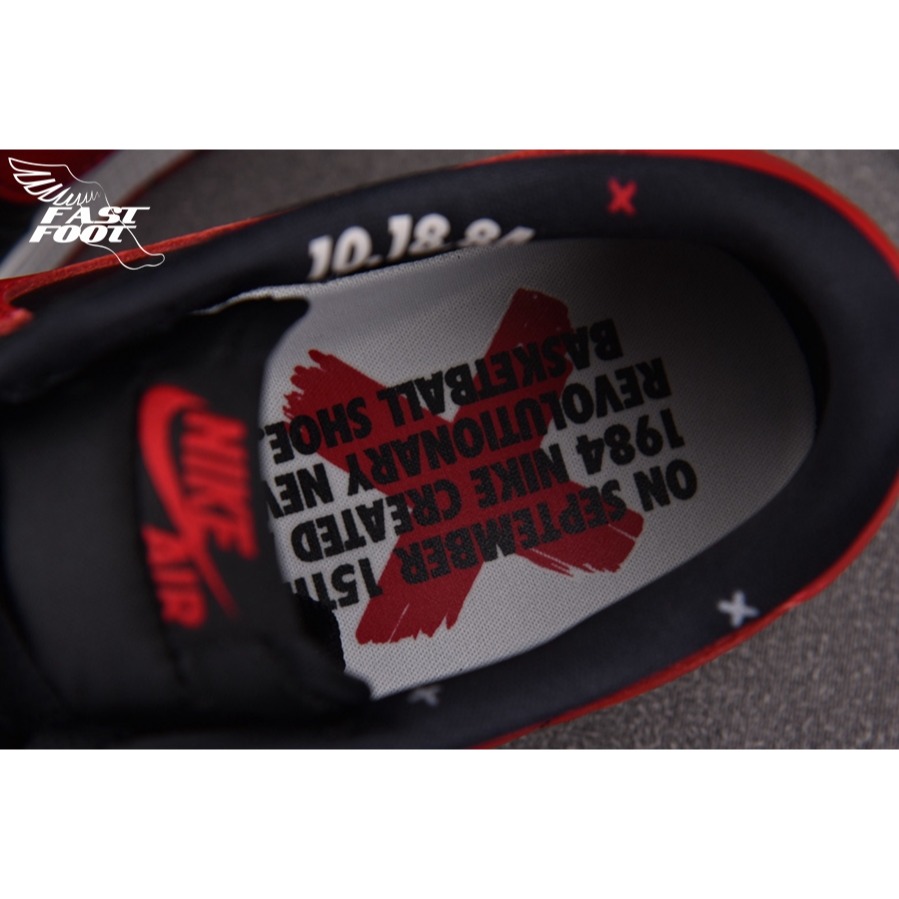 快腳🔎 Jordan 1 Retro Low OG Banned 低筒 黑紅 禁穿 IW6276-001-細節圖7