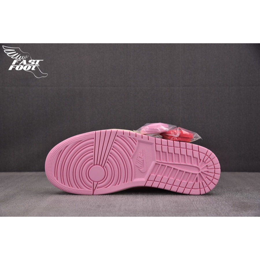 快腳🔎 Travis Scott X  Jordan 1 Low Shy Pink 倒鉤 粉色 IQ7604-101-細節圖8
