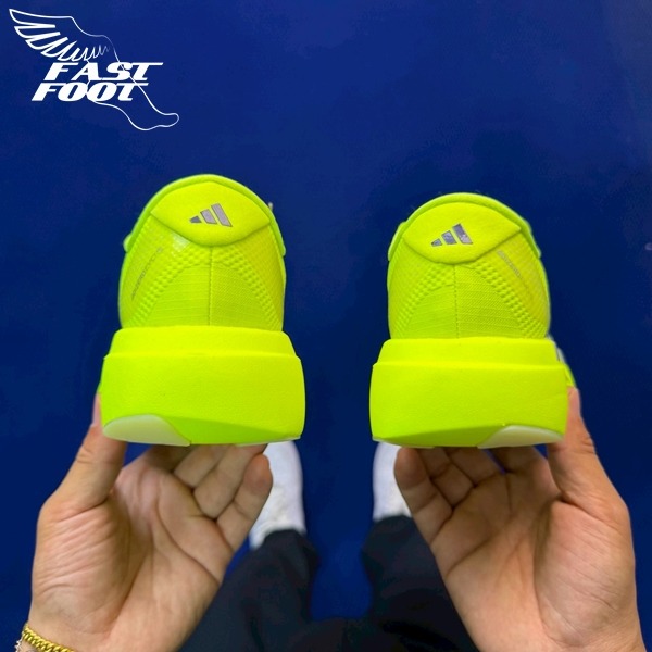 快腳🔎 adidas Adizero Evo SL Solar Yellow  JR2024 螢光黃 慢跑鞋-細節圖6