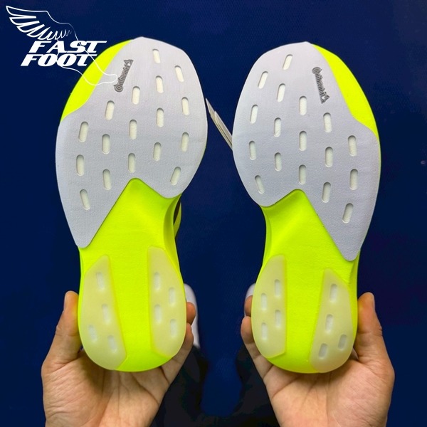 快腳🔎 adidas Adizero Evo SL Solar Yellow  JR2024 螢光黃 慢跑鞋-細節圖7