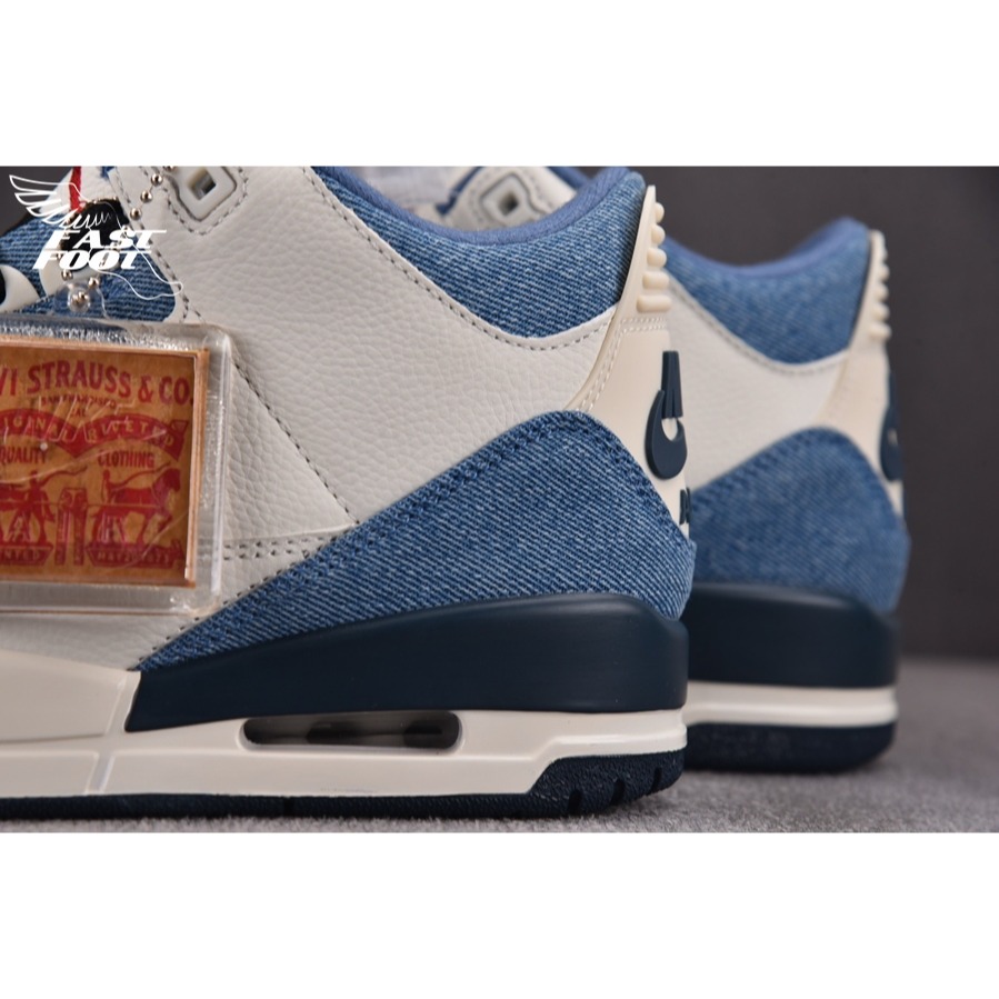 快腳🔎 Levis x Air Jordan 3 All-Star 聯名 藍牛仔 IR0912-400-細節圖7