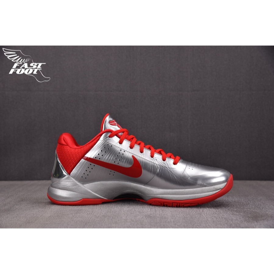 快腳🔎 Caitlin Clark x Nike Kobe 5 新秀 銀紅 籃球鞋 男鞋 IV2712-001-細節圖2