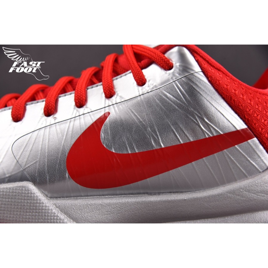 快腳🔎 Caitlin Clark x Nike Kobe 5 新秀 銀紅 籃球鞋 男鞋 IV2712-001-細節圖5