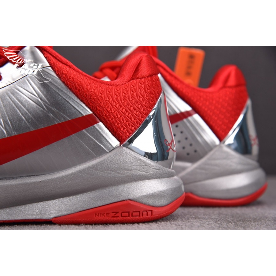 快腳🔎 Caitlin Clark x Nike Kobe 5 新秀 銀紅 籃球鞋 男鞋 IV2712-001-細節圖6