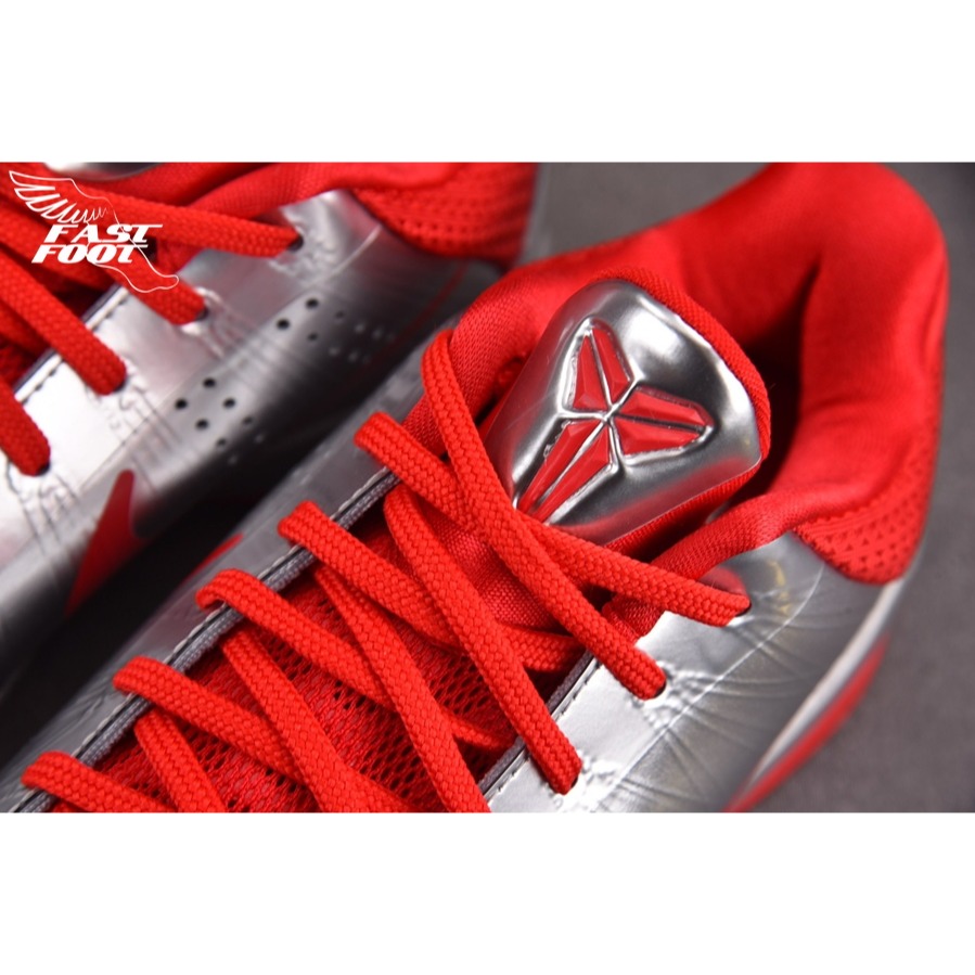 快腳🔎 Caitlin Clark x Nike Kobe 5 新秀 銀紅 籃球鞋 男鞋 IV2712-001-細節圖7