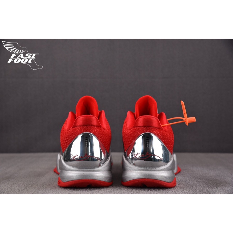 快腳🔎 Caitlin Clark x Nike Kobe 5 新秀 銀紅 籃球鞋 男鞋 IV2712-001-細節圖8