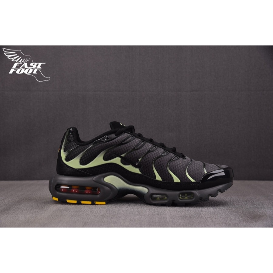 快腳🔎 Nike Air Max Plus 男鞋 灰 黑 氣墊 綠火焰 運動鞋 DM0032-035-細節圖2