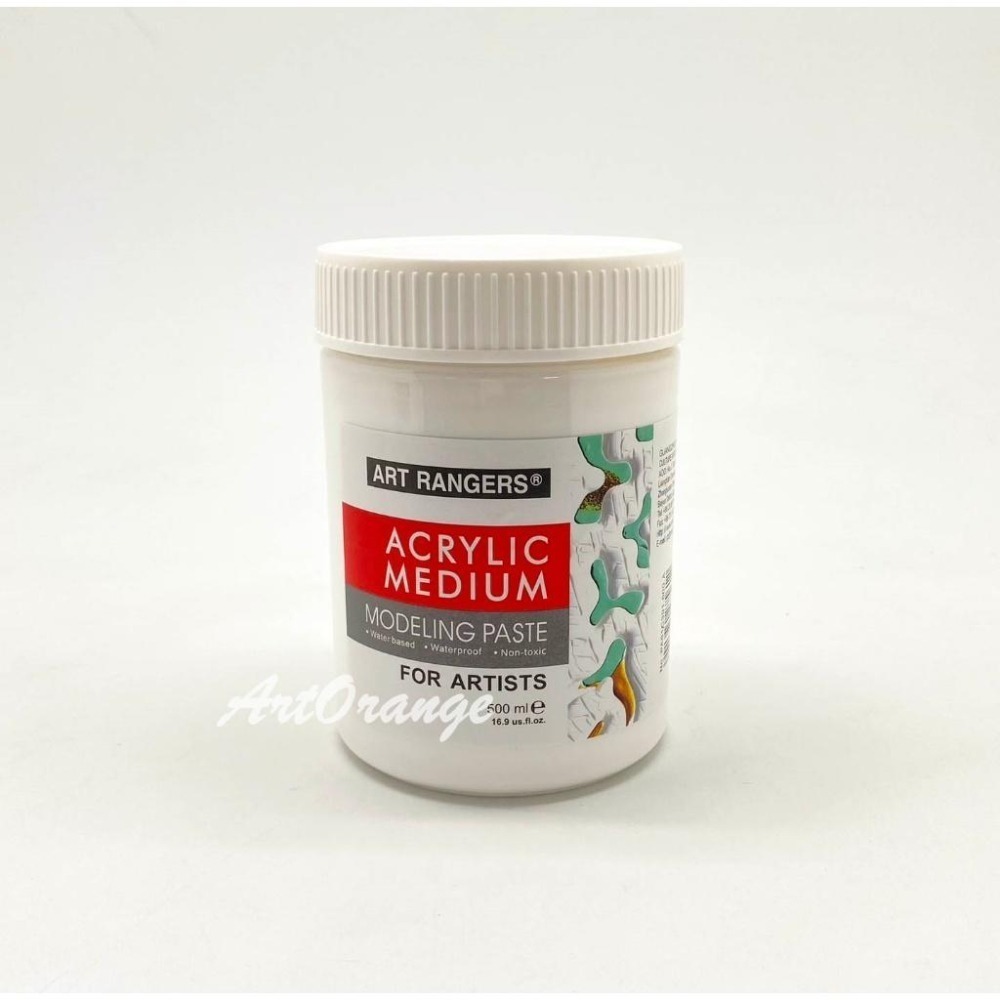 ART RANGERS 美邦壓克力顏料專用塑形膏 500ml  modeling paste 壓克力塑形膏 3D浮雕-細節圖2