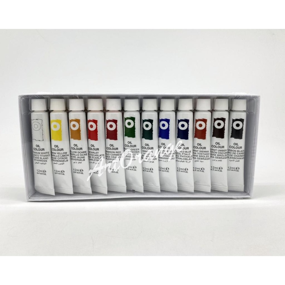 ART RANGERS 美邦油畫顏料 12色x12ml-細節圖2