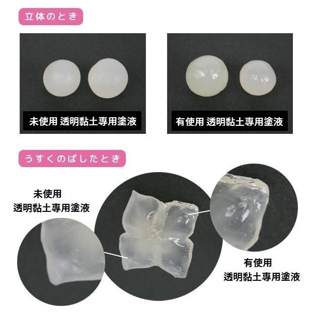 日本進口 SUKERUKUN 透明黏土專用透明液｜作品變透明的秘密 💧｜增加光澤感、預防作品龜裂｜專業創作必備-細節圖3