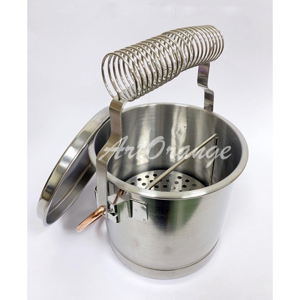 特大不銹鋼油畫洗筆筒 插筆式油畫洗筆筒 洗筆壺-細節圖2