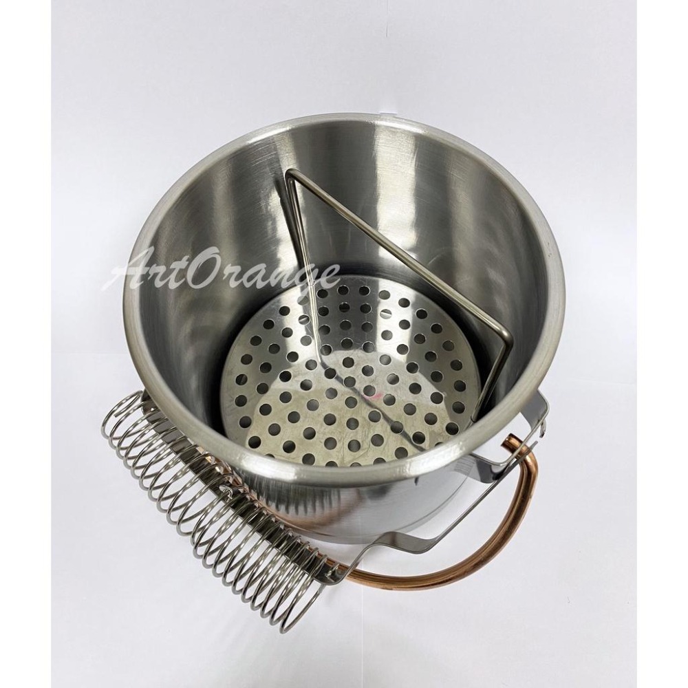 特大不銹鋼油畫洗筆筒 插筆式油畫洗筆筒 洗筆壺-細節圖4