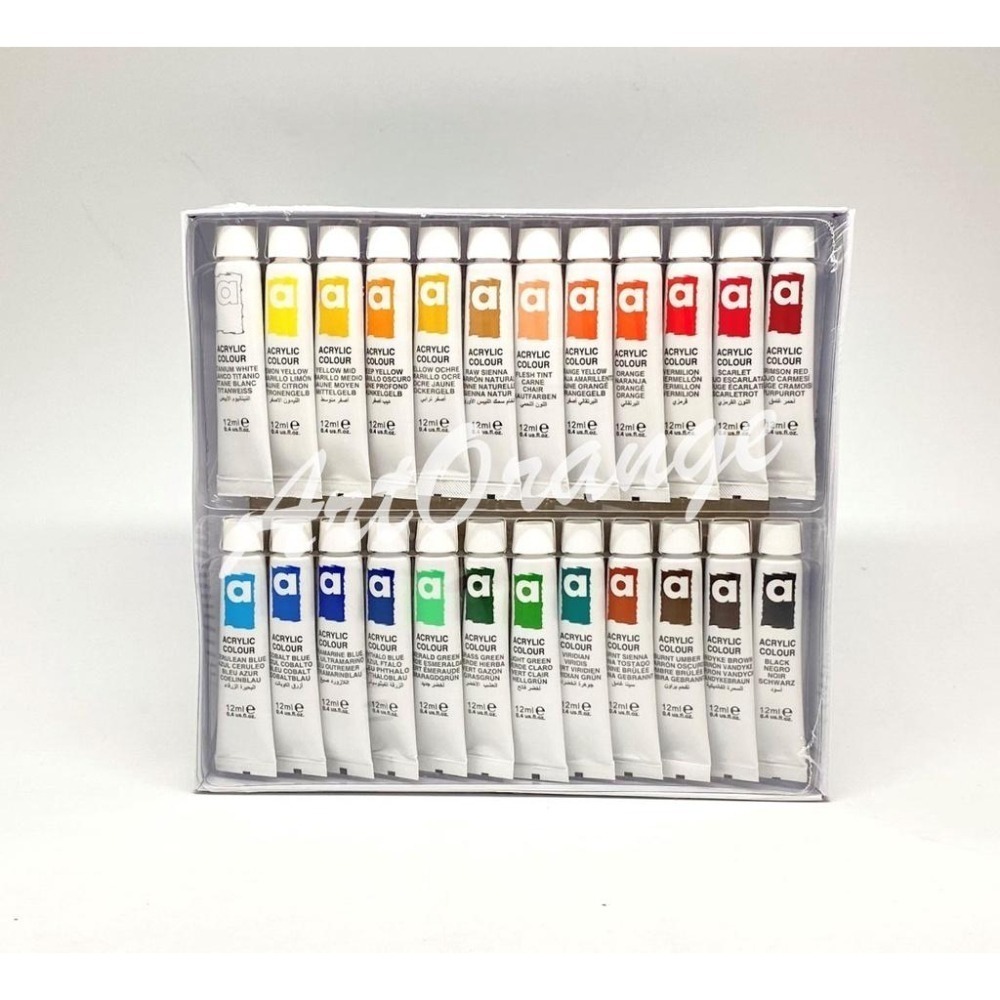 ART RANGERS 美邦壓克力顏料 24色x12ml-細節圖2
