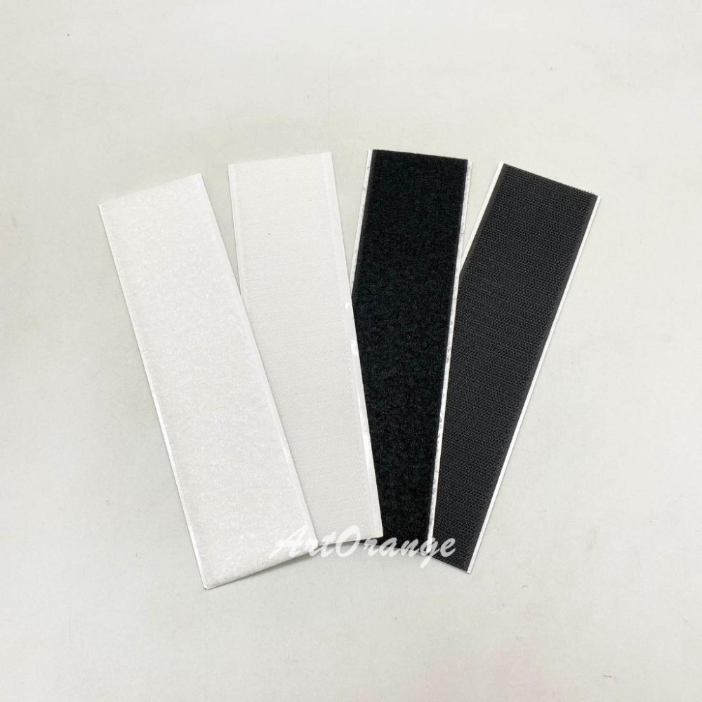 魔鬼氈 50x200mm 魔術粘扣帶 粘扣帶  魔術氈 造型魔術帶 黑色魔鬼氈 白色魔鬼氈-細節圖2