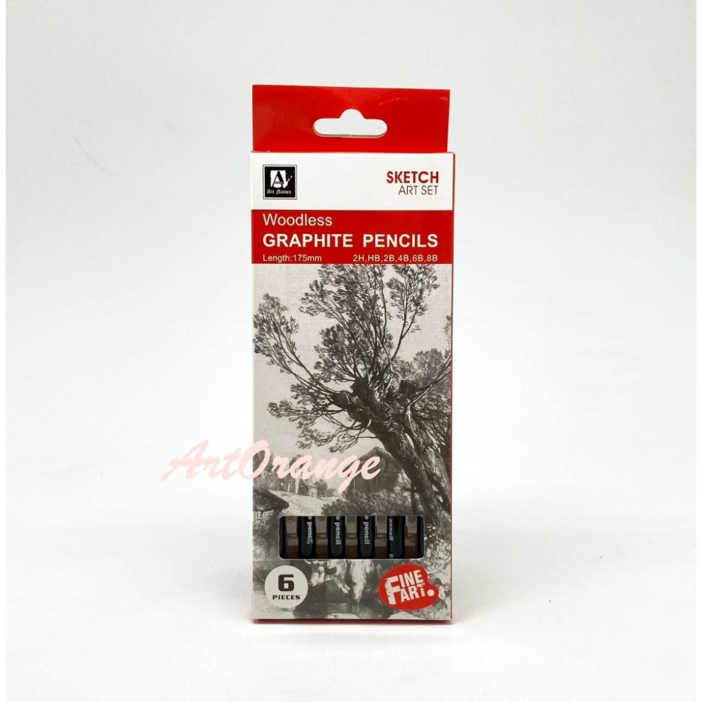 無木素描筆 素描鉛筆 石墨筆 石墨素描筆-細節圖2