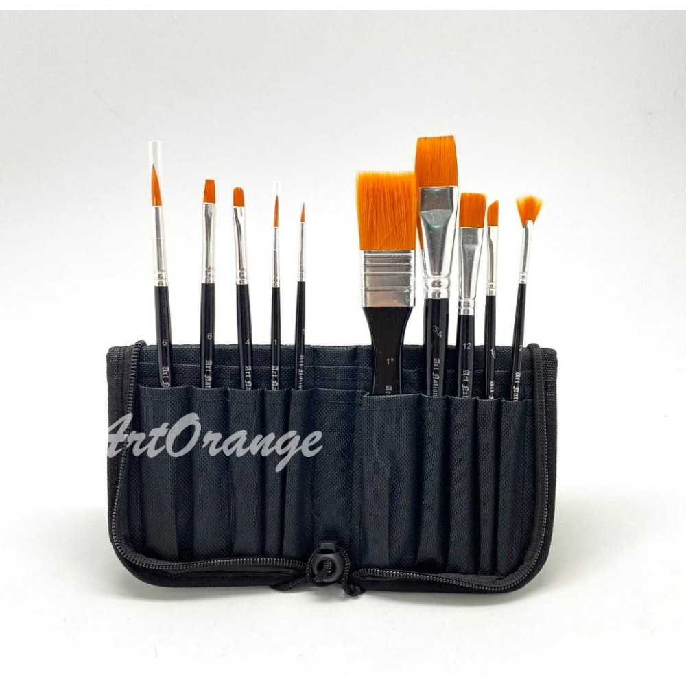 壓克力&水彩 專業級尼龍套筆 壓克力畫筆 水彩畫筆 美術套筆組-細節圖2